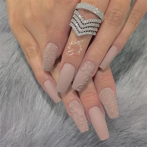 nude matt nails|62 Nude Nail Designs for a Chic Statement